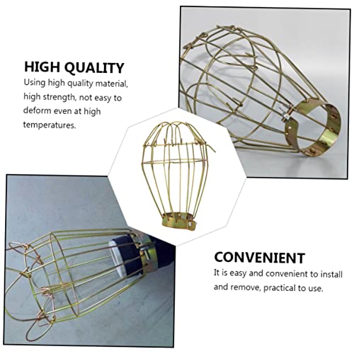 BESTonZON 3Pcs Heating Lamp Protector Iron Mesh Net Lampshade for Pet Supplies for Reptile Enclosures Prevents Burns from Heat Sources Durable Design for Use