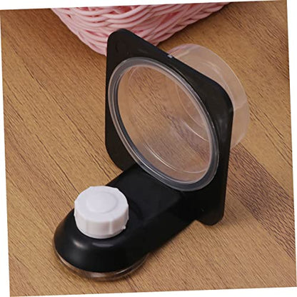 Hemoton 3pcs Tortoise Food Dish for Reptiles Reptile Water Bowl Suction Cups Feeder Bowl for Tanks