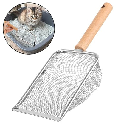 Kisangel Pet Reptile Litter Scoop Waste Shovel for Cleaning Reptile Litter Compact Design for Corners for Turtles Lizards Geckos and Snakes