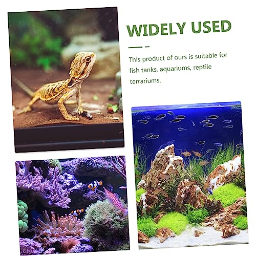 Artificial Hanging Plants for Reptile Habitats Durable Plastic Leaf Decoration with Suction Cup for Terrariums Aquariums and Bird Cages Lifelike Vines for Lizards Snakes and Frogs