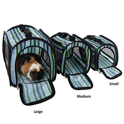 Ware Manufacturing Twist-N-Go Carrier for Small Pets, Hamsters, Ferrets, Rats, Guinea Pigs - Medium - Clors May Vary - size: 11.0"L x 8.3"W x 8.3"H
