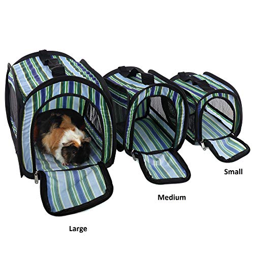 Ware Manufacturing Manufacturing Manufacturing Twist-N-Go Carrier for Small Pets, Hamsters, Ferrets, Rats, Guinea Pigs - Large - Colors May Vary - size: 14.3"L x 10.8"W x 10.5"H