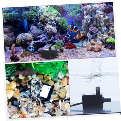 Kisangel USB Mini Submersible Water Pump Quiet Operation Pet Fountain Pump for Cat Water Table Aquarium and Fish Tank Compact and Portable Design with Strong Suction Function