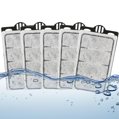 Small Aquarium Filter 5 PCS Replacement Plates, Turtle Tank Filter Cartridges, Fish Tank Filter Sponges, Suitable for 3.5W Low-Water Filter - size: 5 Pack (Filter Cartridges)