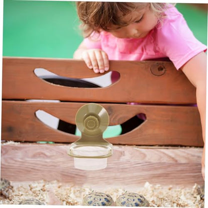 BESPORTBLE Robust Material Reptile Food Water Bowl Capacity Suction Cup Fixed for Tortoises Lizards Geckos Chameleons