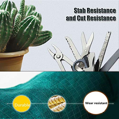 YBB Animal Handling Anti-bite/Scratch Gloves for Dog Cat Bird Parrot Pet (Green) - color: Dark Green