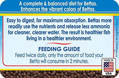 API Betta Food Fish Food Pellet .78-Ounce Container (Pack of 2) - size: 1 Ounce (Pack of 2)