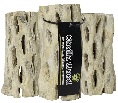 Galapagos 05270 Cholla Wood for Aquarium ,(pack of 3)