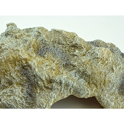 OMEM Reptile Rock Hide Cave Large Right-Angle Hideout Breeding Box Shelter Terrarium Habitat Decor (Medium) - size: Medium
