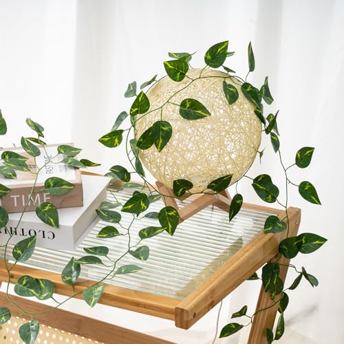 24 Pack 172Ft Fake Plants Artificial Vines for Room Decor, Faux Ivy Greenery Garland for Home Teen Girls Bedroom Living Aesthetic Farmhouse Dorm Wall Decoration, Wedding Easter Christmas Party Gift