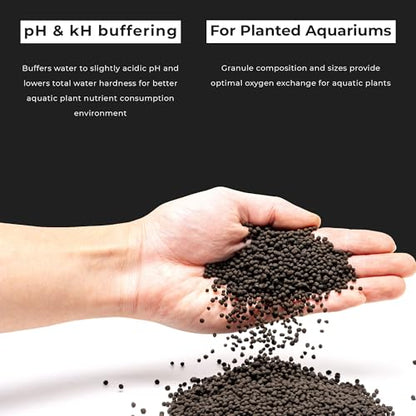Ultum Nature Systems Controsoil - Freshwater Aqua Soil Substrate for Fish, Shrimp, Live Plant Propagation and Aquascaping - 6.8pH Low Ammonia, Volcanic Ash - Black, Fine (3 Liter) - color: Black - Fine, size: 3 Liters (2.7 kg)