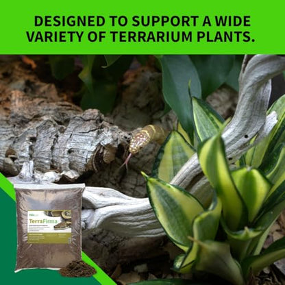 The Bio Dude Terra Firma Reptile Substrate 36 quarts for terrariums and vivariums. Bioactive Habitat Substrate for Ball Pythons, kingsnakes, milksnakes, arachnids and Lizards