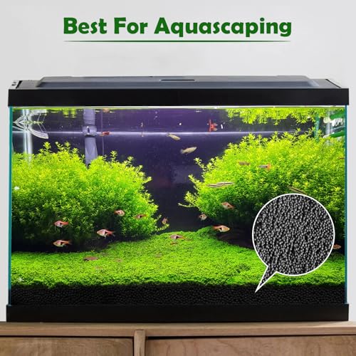 6.6Ib Aquarium Soil Water Grass Mud Fish Tank Aquascaping Aquarium Substrate Soil for Plants and Shrimps,No Need to Wash and No Muddy Water (6.6 Pounds, Aquarium Soil) - size: 6.6 Pounds