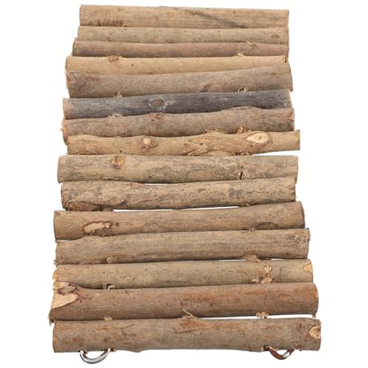 Wooden Turtle Hideout and Tortoise Basking Platform DIY Reptile Shelter with Stick Natural Habitat Decoration for Terrariums and Aquarium Reptile Supplies