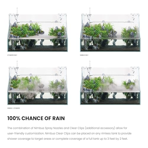 Ultum Nature Systems - Nimbus - Programable Misting System w/Timer, for Plants & Animals, for Paludarium/Terrarium - Automatic Plant Mister, Reptile Mister & Terrarium Accessories - 3.17 Gallons