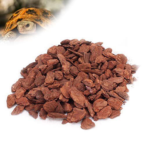 Pine Bark Mulch for Landscaping Warm and Breathable Mulch for Pet Bedding, Gardening, Handicrafts, Indoor Plants and Ground Cover Plants (Small Particles 250g)