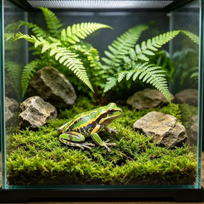 2026 New Sphagnum Moss for Reptiles - Terrarium Reptiles Moss Green Dried Peat Moss Habitat Bedding Moss for Snakes Turtle Frog Gecko and Other Reptiles Substrate (5, Ounces)
