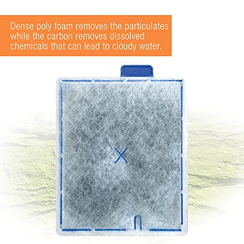 Zilla Reptile Pet Terrarium Water Filter Replacement Cartridge, Large, 3-Pack - size: Large