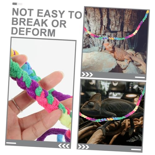 KESYOO 2Pcs Crab Climbing Vine Reptile Terrarium Decor Climbing Rope for Crabs Lizards and Geckos and Reusable Habitat Accessory