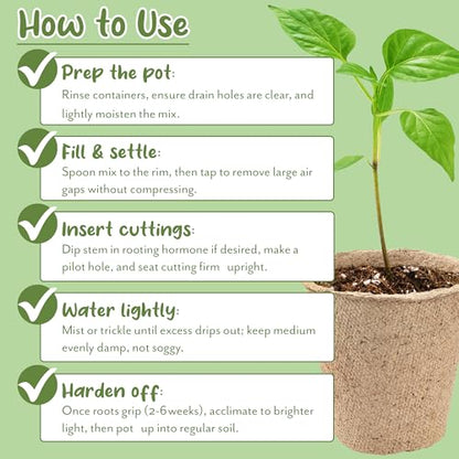 Soil Sunrise Plant Propagation Potting Mix (4 Quarts) Ideal Starter Mix for Rooting Plant Cuttings - size: 4 Quarts