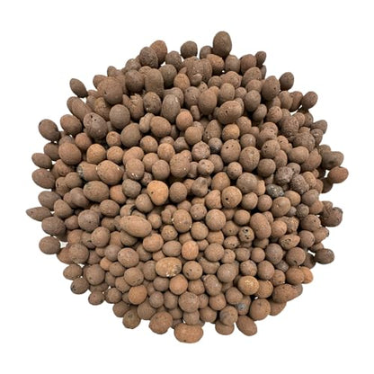 PGN Clay Pebbles for Hydroponic Growing - 5 Liters (2 Pounds) - Organic Expanded Clay Balls for Plants - PH Neutral Leca for Plants - Aquaponics and Hydroponics Supplies in a Resealable Storage Bag - size: 5 Liters (2 Pounds)