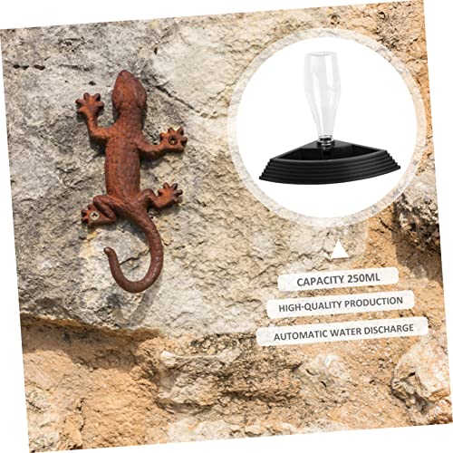 BESPORTBLE 1Pc Automatic Reptile Water Fountain Durable Drinking Bowl for Turtles and Lizards Space Saving Design with Stable Base Easy to Use and Install for Pet
