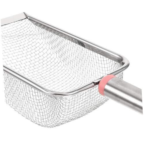 BESPORTBLE Stainless Steel Cat Litter Scoop Fine Mesh Excrement Shovel for Easy Cleaning of Litter Box and Reptile Terrarium Waste Pet Tool Mesh