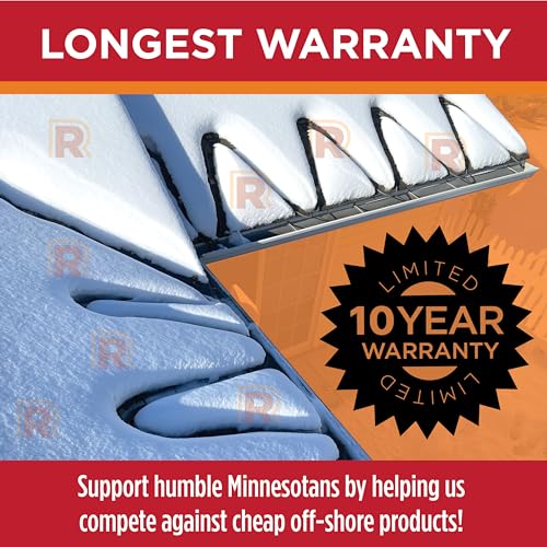 RADIANT SOLUTIONS HeatTapePro - Intelligent Commercial Grade Self-Regulating Heat Cable with GlowCap™ - 10 YR warranty - Ice Dam & Pipe Freeze Protection - 75 ft cable + 10 Ft Cord, 120V, 6 watts/Ft - style: Heat Tape Pro (75 FT)