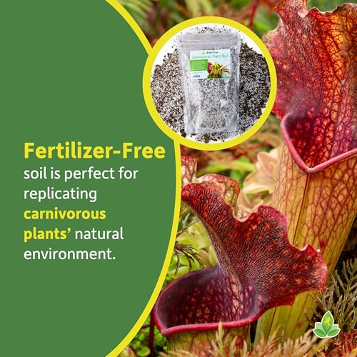 Josh's Frogs Sprig & Stone Carnivorous Plant Soil - Venus Fly Traps/Pitchers/Sundews (4 Quart) - size: 4 Quart