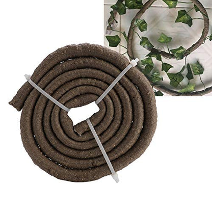 Haofy Flexible Reptile Branch Bendable Jungle Vine for Lizards Tree Frogs Geckos with Suction Cups 4.92ft Long Rattan Decor (L)