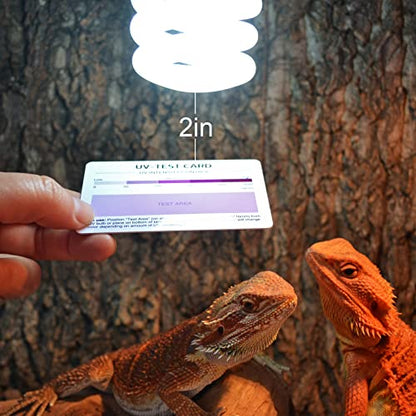 LIKZINWA Small Animal Sling - Bearded Dragon & Lizard Carrier with Adjustable Strap (Blue-Square) + UV Sensor Card - color: Blue-Square