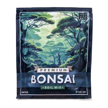 Premium Bonsai Soil Mix for Thriving Indoor Bonsai Trees - Perfect Potting Soil for All Bonsai Varieties - Organic Blend for Optimal Growth - Indoor Plant Soil - 4 Quarts - style: Bonsai Plant Soil Mix