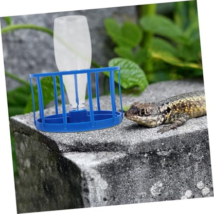 VANZACK Reptile Automatic Water Dispenser with Reservoir Continuous Hydration for Tortoises Crabs and Lizards Easy to Clean and Maintain Reptile Water Bowl