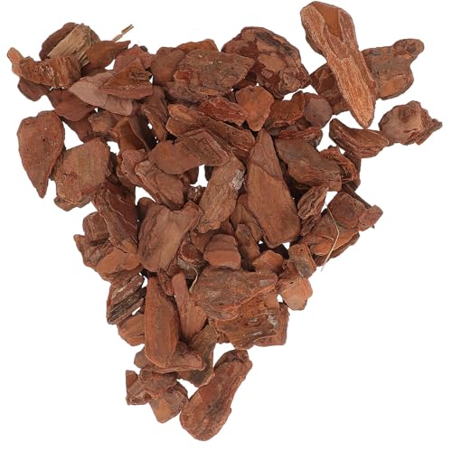 UPKOCH Reptile Wood Chips Terrarium Bedding 3-5cm Pine Bark Pieces for Turtle Lizard Habitat Decor Pet Reptile Tank Substrate