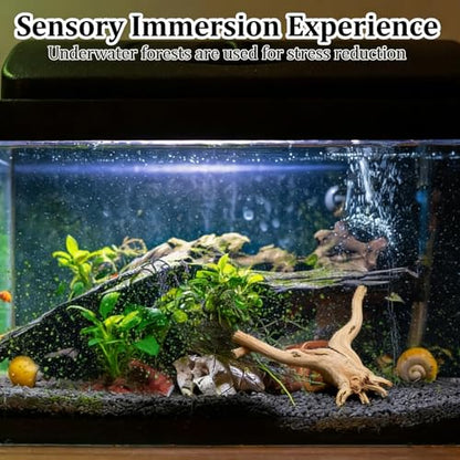 3PCS Driftwood for Aquarium, 5.91''-7.87'' Aquarium Driftwood, Fish Tank Driftwood, for Fish Tank and Aquascaping Driftwood for Reptile Tanks（Random Style）