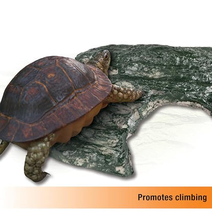 Zilla Reptile Habitat Décor Basking Platform Corner Ramp, Large - size: Large