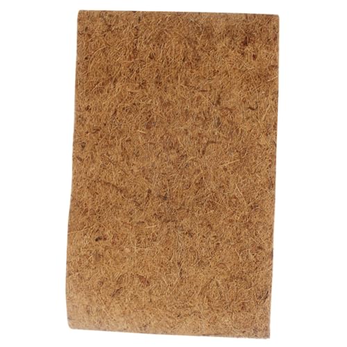 Natural Coconut Coir Reptile Carpet Mat Non-Toxic Terrarium Substrate Liner for Lizards Snakes Tortoises Washable and Reptile Supplies