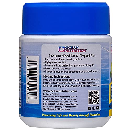 Ocean Nutrition Formula One Pellets 3.5-Ounces (100 Grams) Jar - Small Pellet Size - size: 3.5 Ounce (Pack of 1), style: Small Pellet