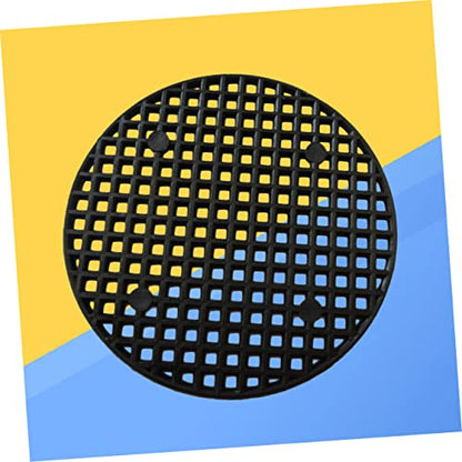 24pcs Flower Pot Drainage Grid Plastic Mesh Gasket Substrate Barrier Mat Plant Grid Netting