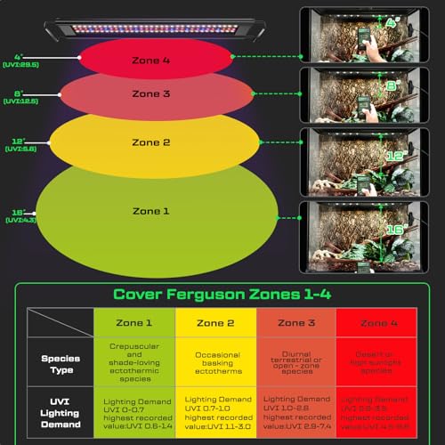 20W UVB Reptile Light, Dimming UVB UVA Reptiles Strip Lamp, Remote Control with 24/7 Timer, UVB Strip Lights for Bearded Dragon Leopard Gecko Tortoise Frog Snake Plant - size: 16 INCH