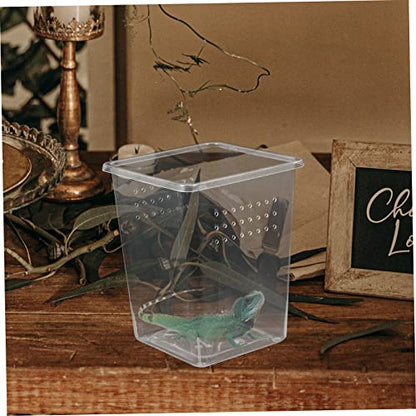 Sosoport 3pcs Incubator Habitat Boxes Small Enclosures for Tarantula Scorpion and Easy to Clean Bins Ventilation