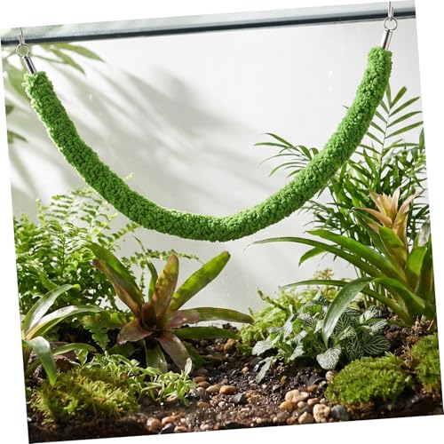 ULTECHNOVO Realistic Jungle Vines Climbing Rope for Reptiles and Snakes with Enhanced Grip Surface and Stable Climbing Support, Plush and Plastic Material Rope with Suction Cup Hook