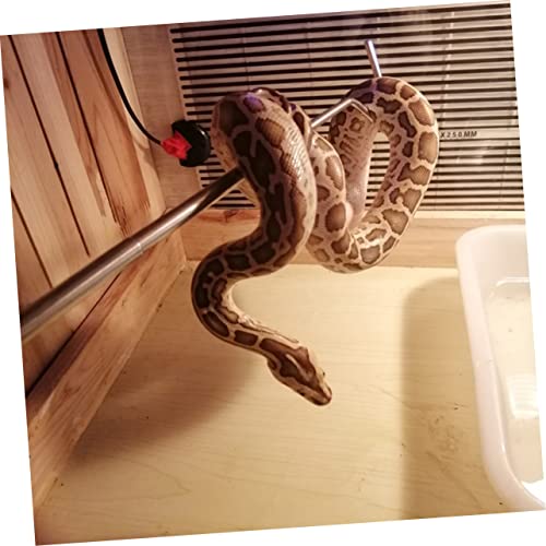 ABOOFAN 3pcs Stainless Steel Snake Hook Retractable Snake Tool for Reptile Pet Supplies Long Hooks for Hanging