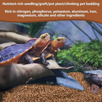 MAQIHAN Vermiculite for Reptiles - 14OZ Vermiculite Terrarium Reptiles Reptile Substrate Reptile Bedding Reptile Sand for Egg Incubator, Bearded, Gecko, Hermit, Snake, Tortoise, Turtle, Plants