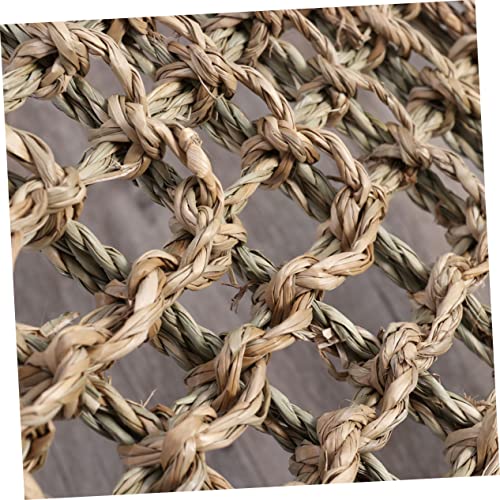 COLLBATH 2pcs Triangle Lizard Hammock Bed Grass Bed for Reptiles Accessories Basking Platform