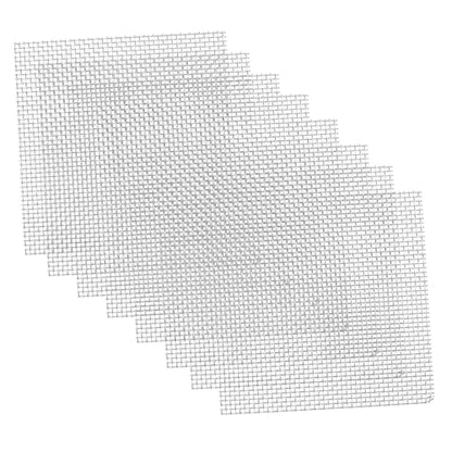 Abaodam 10pcs Stainless Steel Aquatic Moss Mesh for Fish Tank Planting Plant Fixed Net for Aquarium Accessories Easy to Install and