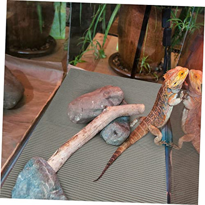 BESPORTBLE Reusable Terrarium Liner Reptile Carpet Bedding Portable Snake Mat Lizard Carpet Mat Decorative Reptile Pad