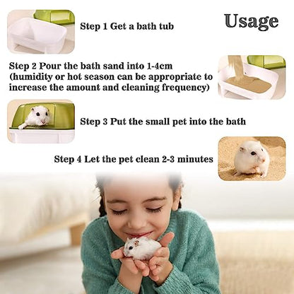 Sukh Hamster Desert Sand 15OZ - Fine Sand Bath for Reptile Hermit Crab Dwarf Hamster Chinchilla Gerbil Turtle as Zoo Med Repti Sand Substrate Hamster Bedding Cleaning Supplies Odor Control Hides Dig - color: Brown
