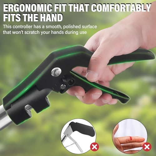 Professional Snake Tongs Reptile Grabber, 69" Heavy Duty Stainless Steel Snake Catcher with Adjustable Lock & Non-Slip Grip Foldable Humane Snake Removal Tool for Home Garden Outdoor Wildlife Control