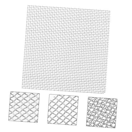 Homoyoyo 10pcs Aquarium Grass Fixed Net Stainless Steel Mesh Pad Water Grass Plant Decorations